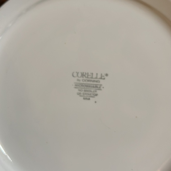 Vtg Corelle Happy Holidays Visions of Sugar Plums 1991 Set of 2 Dinner Plates - Picture 4 of 5